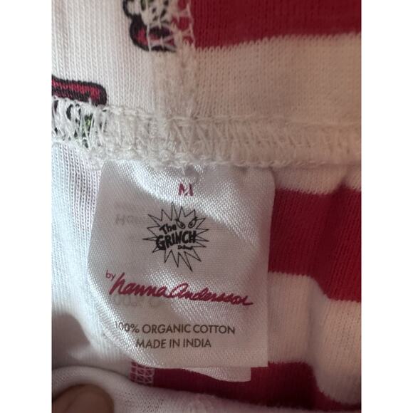 HANNA ANDERSSON UNISEX GRINCH LONG JOHN PJ TOP & Bottom SIZE M EUC - Picture 9 of 12